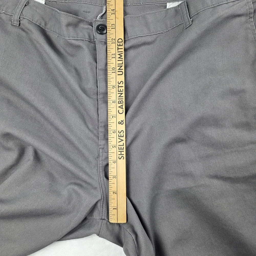 Dickies Shorts Mens 44 Black Flat Front Twill Workwear Relaxed Fit Excellent